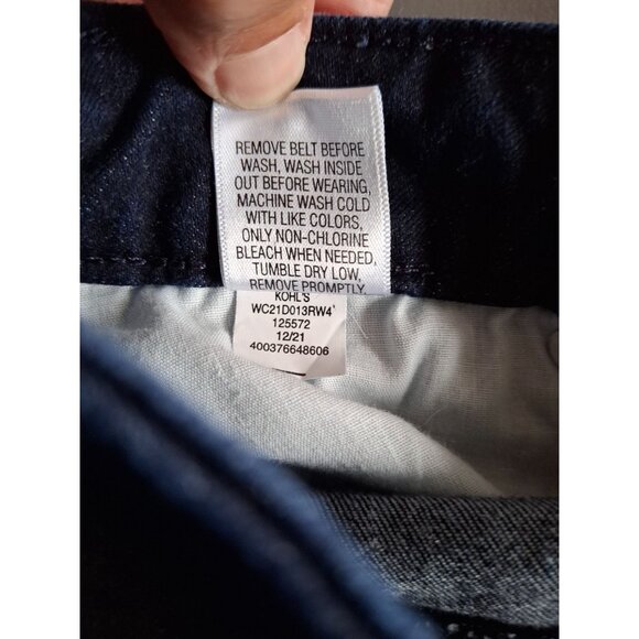 Croft & BarrowDenim Jeans Womens Size 6 Dark Blue - Picture 5 of 9